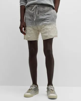 Men's Crossover Netting Sweater Shorts