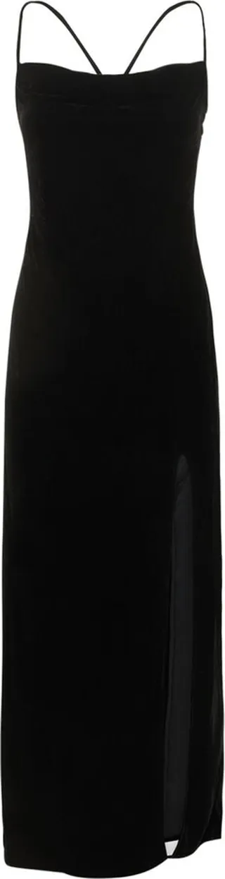 Bellamy lace-up back long dress
