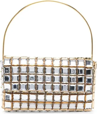 Crystal-Embellished Tote Bag