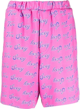 all-over Too-Sexy print shorts