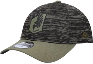 Men's Olive Minnesota United Fc Salute To Service 9TWENTY Adjustable Hat
