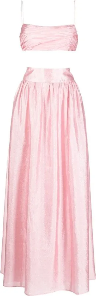 Carlow ruched two-piece set