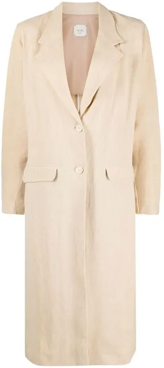 Single-Breasted Tailored Coat