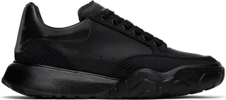 Alexander McQueen Black New Court Sneakers