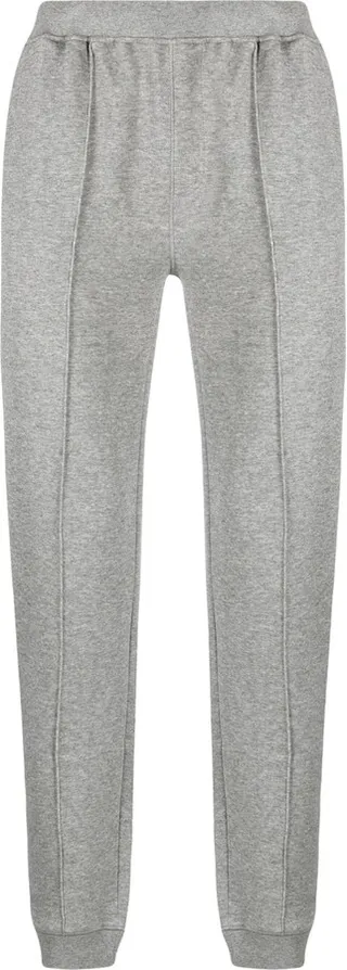 Elastic-Waist Straight-Leg Track Pants