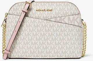 Jet Set Travel Medium Logo Dome Crossbody Bag
