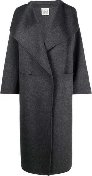 Single-Breasted Cashmere Coat