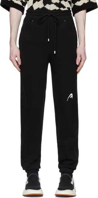 ADER error Black A-Peec Sweatpants