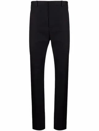 Slim Fit Cotton Trousers