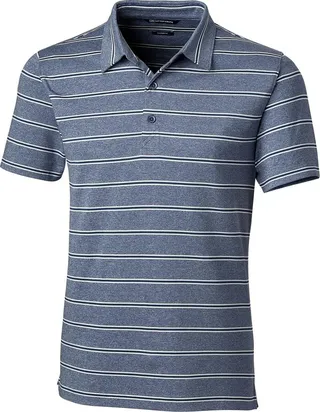 Forge Polo Heather Stripe Tailored fit Shirt - Indigo - XL