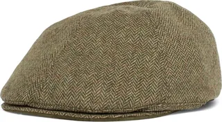 Pacheco Houndstooth Wool Driving Cap