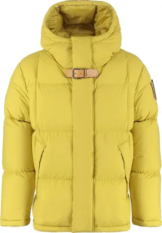 Leather insertsadjustable drawstring hempadded puller with jwa and moncler embroiderypaddin 90% down; 10% feathersize guide moncler:00 = 42 it