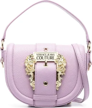 Baroque-buckle tote bag