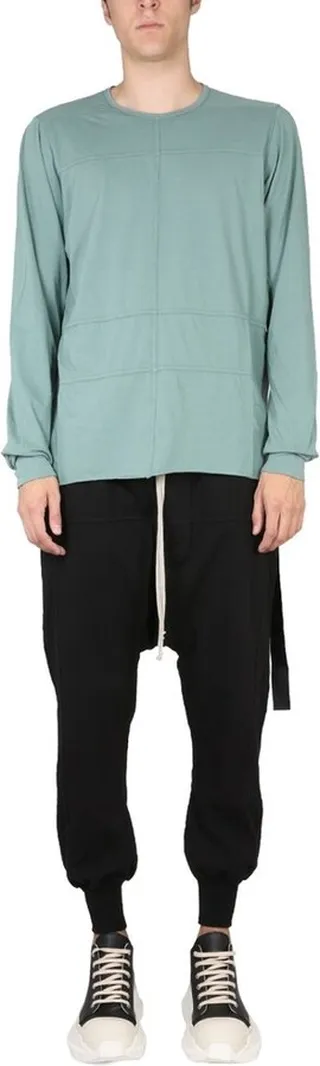 Rick Owens DRKSHDW Embroidered Long Sleeved T-Shirt