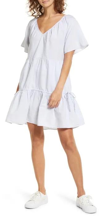 Linen Blend Lorelei Minidress