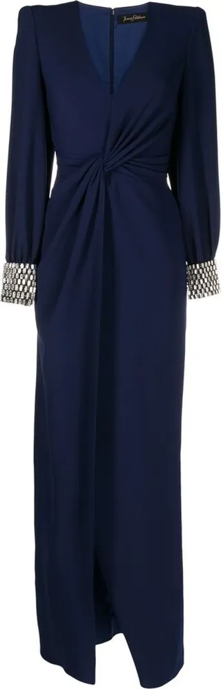 Lalala crystal-embellished gown