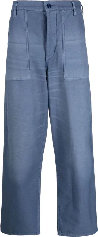 High-Waisted Wide-Leg Jeans