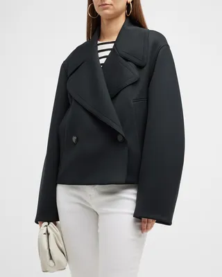 Oversized Double-Breasted Jacket