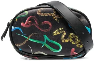 Snakes-Print Belt Bag