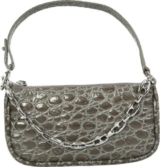 By Far Rachel Embossed Mini Shoulder Bag