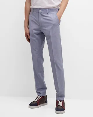 Men's Melange Straight Leg Pants