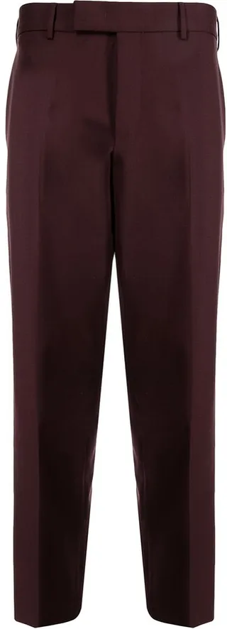 Tapered Slim-Cut Trousers