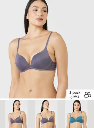 2 Pack Demi Bra