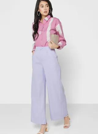 High Waist Flared Pants