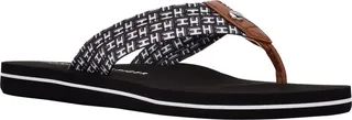 Cazidine Womens Logo Casual Thong Sandals
