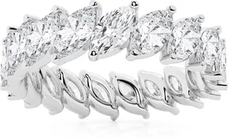 14K White Gold Lab Grown Diamond Ring