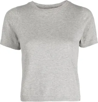 crew-neck knit T-shirt