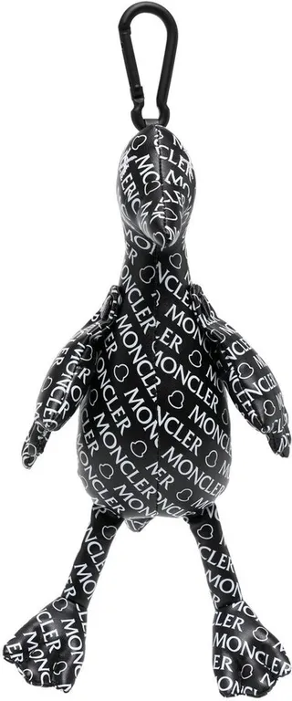Logo-Print Duck Keyring