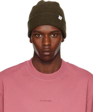 NORSE PROJECTS Green Wool Beanie