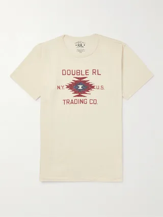 Logo-Print Cotton-Blend Jersey T-Shirt