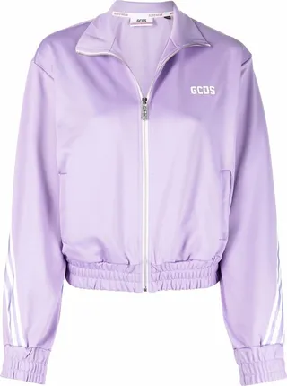 Chest Logo-Print Bomber Jacket