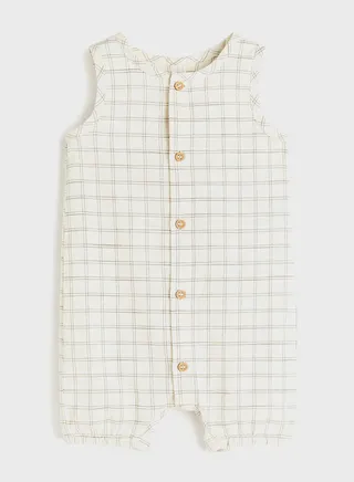 Infant Checks Romper