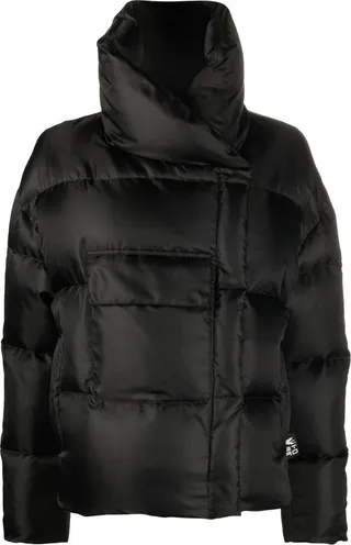 Graphic-Print Puffer Jacket