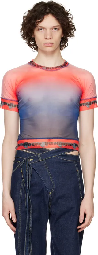 Ottolinger Blue Printed T-Shirt