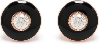 18kt rose gold Mina diamond earrings