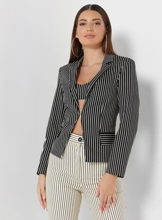 Striped Tailored Blazer