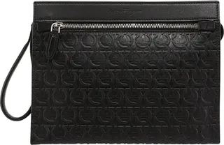 Logo Monogram Clutch