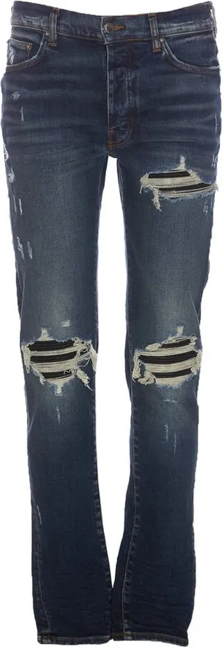 Amiri Mx 1 Distressed Skinny Jeans