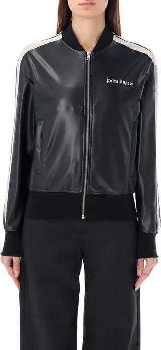 Palm Angels Logo Printed Truck Jacket
