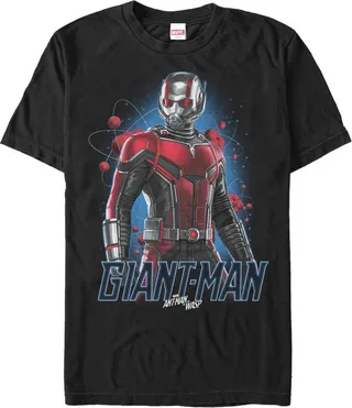 Men's Marvel Ant-Man and the Wasp Giant-Man Atom T-Shirt - Black - 5X Large