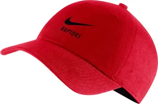 Toronto Raptors Heritage86 Swoosh Nike Unisex NBA Adjustable Hat in Red