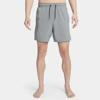 Nike Men's Dri-FIT Unlimited 7" Unlined Versatile Shorts in Grey