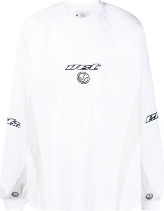 Gamer padded-detail T-shirt