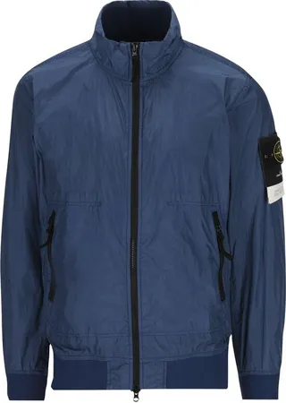 Stone Island Logo-Patch Zipped Bomber Jacket