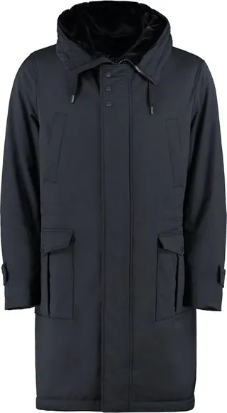 Herno Drawstring Hooded Parka