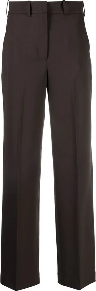 Straight-Leg Tailored Trousers